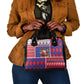 Haiti Christmas Shoulder Handbag Santa With Fanal Haitian Patchwork Style - African Pride
