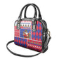 Haiti Christmas Shoulder Handbag Santa With Fanal Haitian Patchwork Style - African Pride