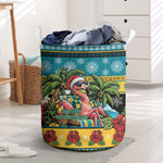 Afro-Bahamian Christmas Laundry Basket This Flamingo Needs A Beach Retreat