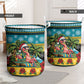 Afro-Bahamian Christmas Laundry Basket This Flamingo Needs A Beach Retreat