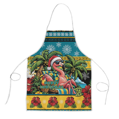 Afro-Bahamian Christmas Apron This Flamingo Needs A Beach Retreat