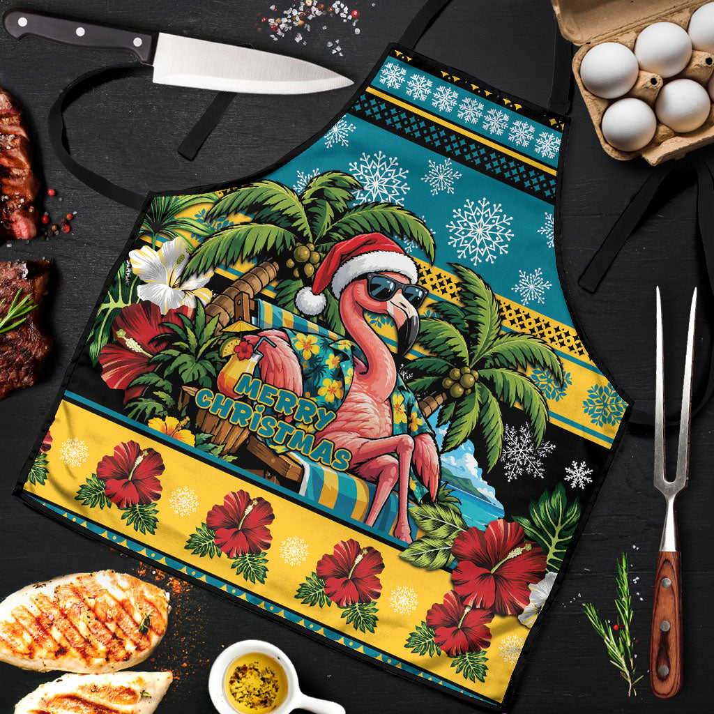 Afro-Bahamian Christmas Apron This Flamingo Needs A Beach Retreat