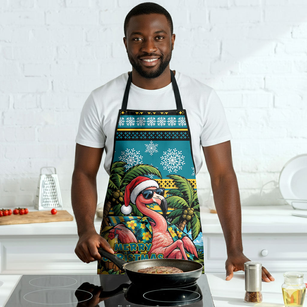 Afro-Bahamian Christmas Apron This Flamingo Needs A Beach Retreat