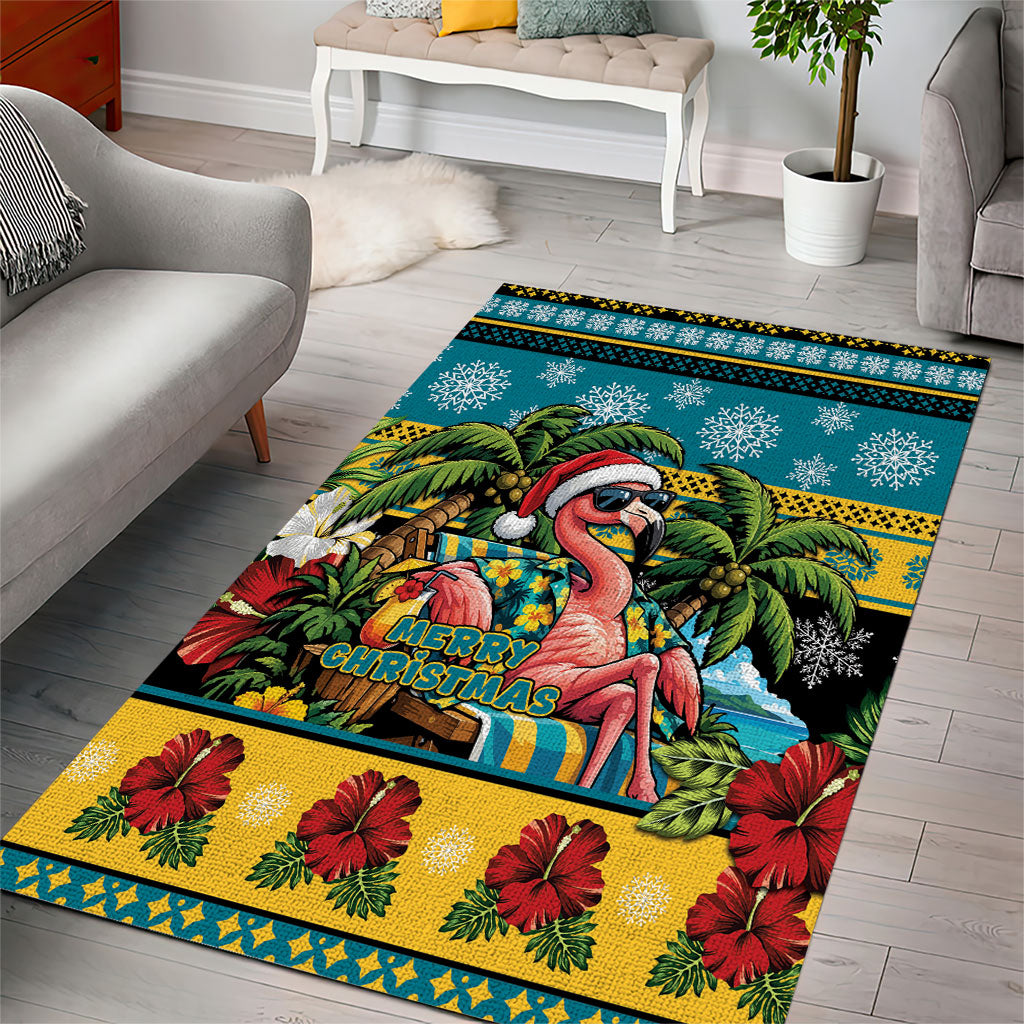 Afro-Bahamian Christmas Area Rug This Flamingo Needs A Beach Retreat