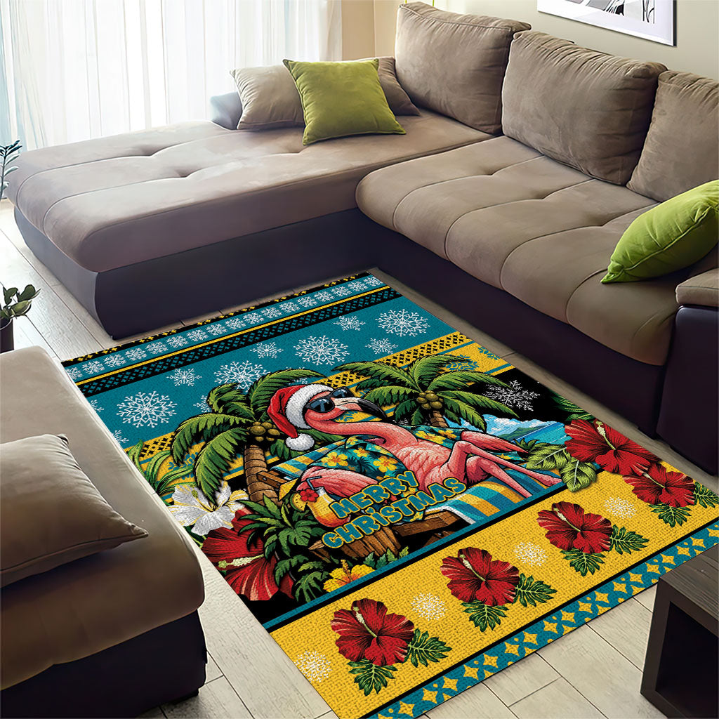 Afro-Bahamian Christmas Area Rug This Flamingo Needs A Beach Retreat