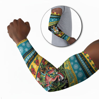 Afro-Bahamian Christmas Arm Sleeves This Flamingo Needs A Beach Retreat