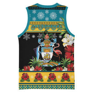 Afro-Bahamian Christmas Basketball Jersey This Flamingo Needs A Beach Retreat