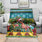Afro-Bahamian Christmas Blanket This Flamingo Needs A Beach Retreat