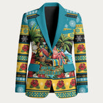 Afro-Bahamian Christmas Blazer This Flamingo Needs A Beach Retreat