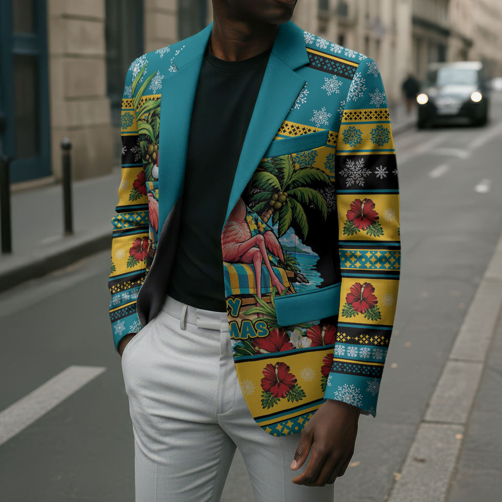 Afro-Bahamian Christmas Blazer This Flamingo Needs A Beach Retreat