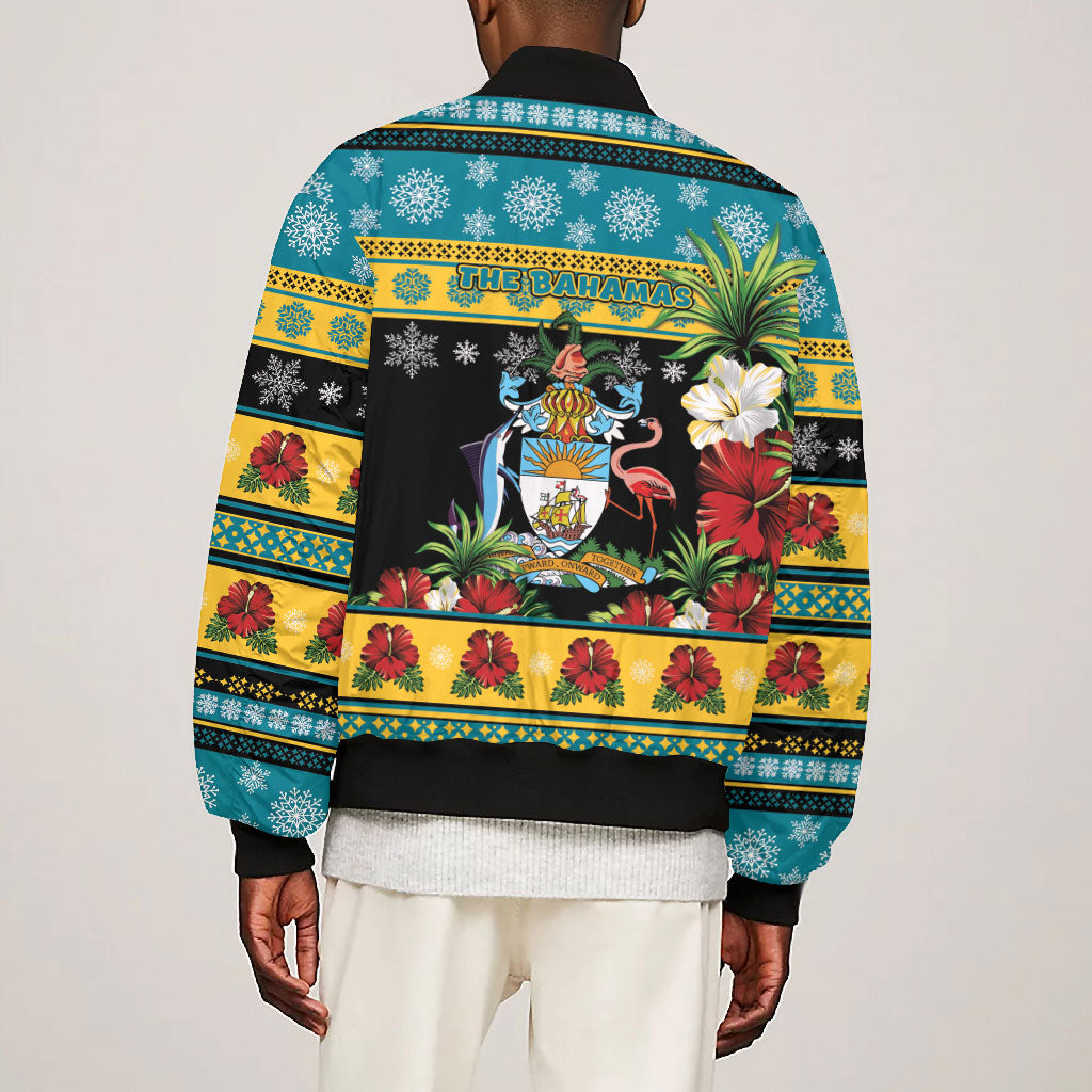 Afro-Bahamian Christmas Bomber Jacket This Flamingo Needs A Beach Retreat