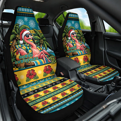 Afro-Bahamian Christmas Car Seat Cover This Flamingo Needs A Beach Retreat