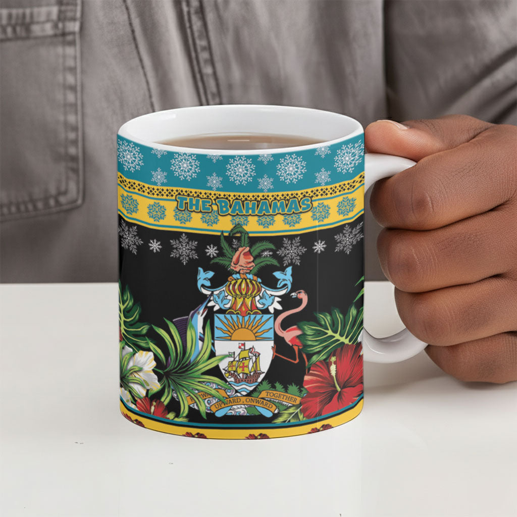 Afro-Bahamian Christmas Ceramic Mug This Flamingo Needs A Beach Retreat