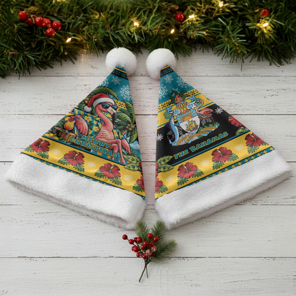 Afro-Bahamian Christmas Santa Hat This Flamingo Needs A Beach Retreat