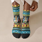Afro-Bahamian Christmas Crew Socks This Flamingo Needs A Beach Retreat