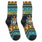 Afro-Bahamian Christmas Crew Socks This Flamingo Needs A Beach Retreat