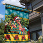 Afro-Bahamian Christmas Garden Flag This Flamingo Needs A Beach Retreat