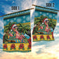 Afro-Bahamian Christmas Garden Flag This Flamingo Needs A Beach Retreat