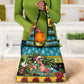Afro-Bahamian Christmas Grocery Bag This Flamingo Needs A Beach Retreat