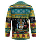 Afro-Bahamian Christmas Hockey Jersey This Flamingo Needs A Beach Retreat