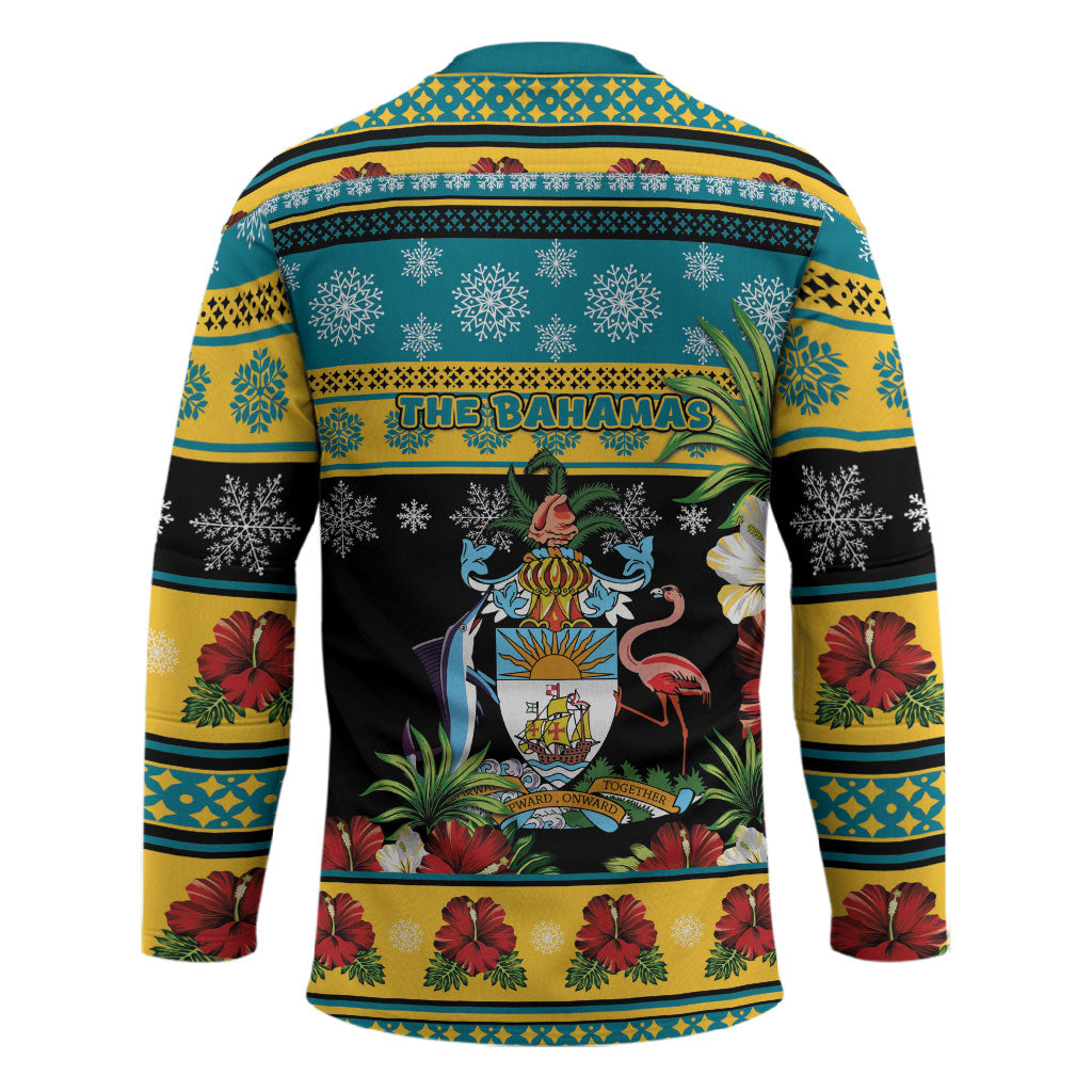 Afro-Bahamian Christmas Hockey Jersey This Flamingo Needs A Beach Retreat