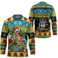 Afro-Bahamian Christmas Hockey Jersey This Flamingo Needs A Beach Retreat