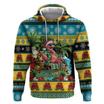 Afro-Bahamian Christmas Hoodie This Flamingo Needs A Beach Retreat