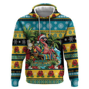 Afro-Bahamian Christmas Hoodie This Flamingo Needs A Beach Retreat
