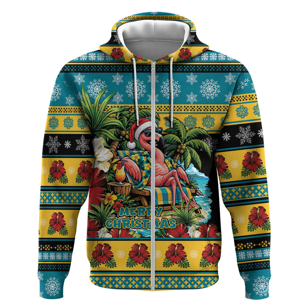 Afro-Bahamian Christmas Hoodie This Flamingo Needs A Beach Retreat
