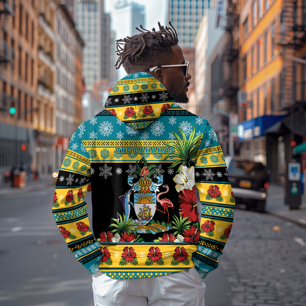 Afro-Bahamian Christmas Hoodie This Flamingo Needs A Beach Retreat