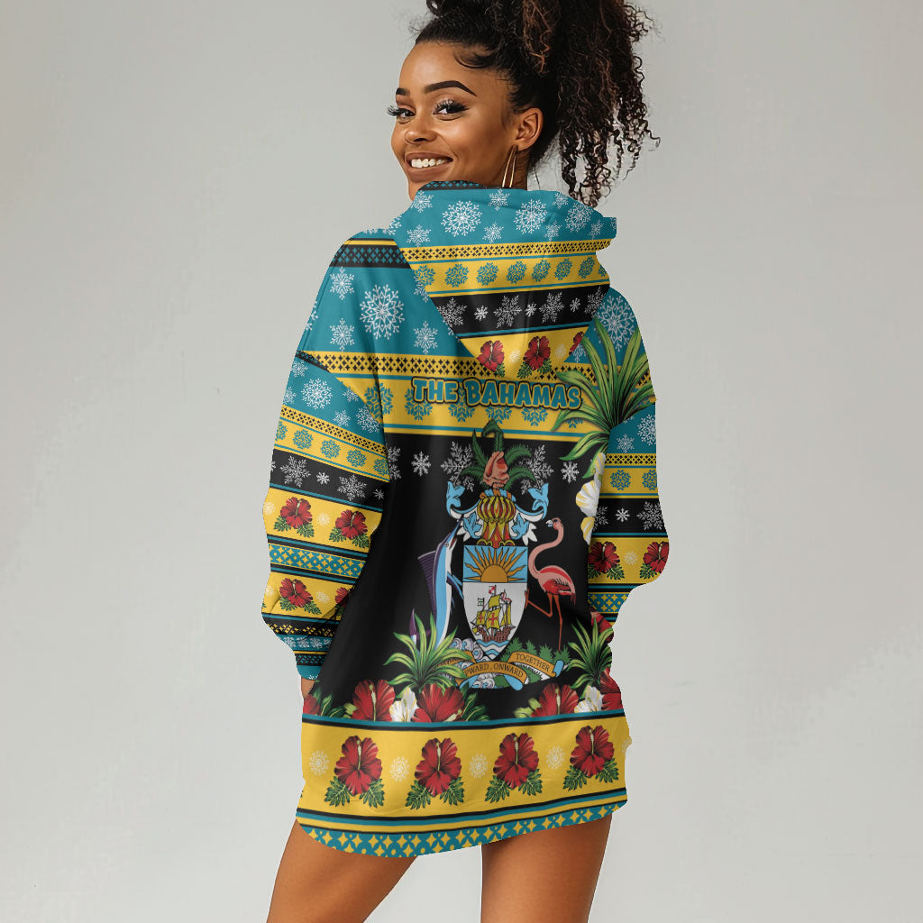 Afro-Bahamian Christmas Hoodie Dress This Flamingo Needs A Beach Retreat