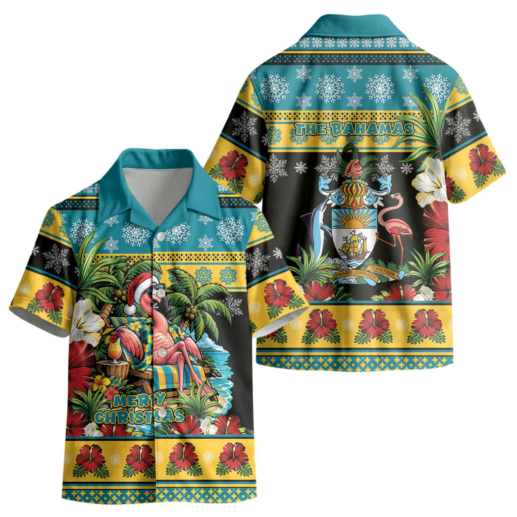 Afro-Bahamian Christmas Kid Hawaiian Shirt This Flamingo Needs A Beach Retreat