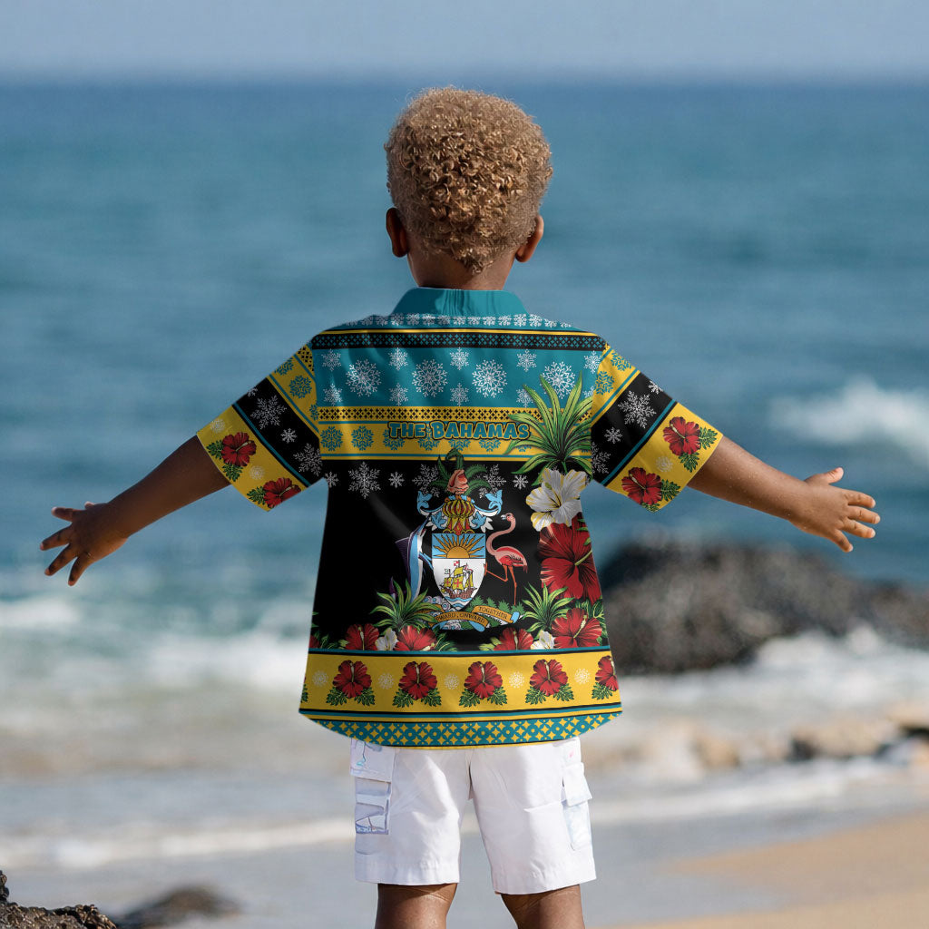 Afro-Bahamian Christmas Kid Hawaiian Shirt This Flamingo Needs A Beach Retreat