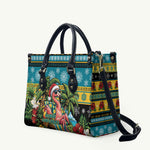 Afro-Bahamian Christmas Leather Bag This Flamingo Needs A Beach Retreat