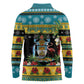 Afro-Bahamian Christmas Long Sleeve Polo Shirt This Flamingo Needs A Beach Retreat