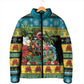 Afro-Bahamian Christmas Padded Jacket This Flamingo Needs A Beach Retreat