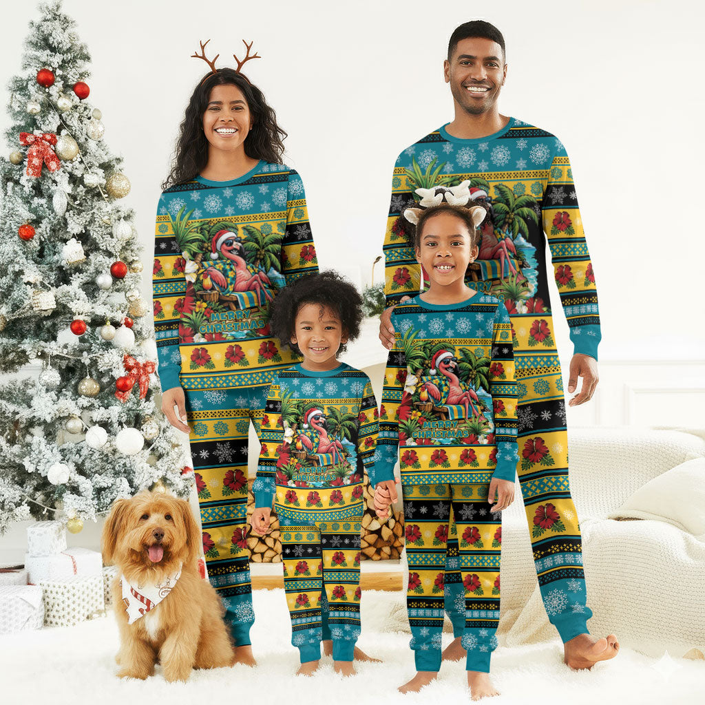 Afro-Bahamian Christmas Pajama Set This Flamingo Needs A Beach Retreat