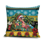 Afro-Bahamian Christmas Pillow Cover This Flamingo Needs A Beach Retreat