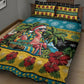 Afro-Bahamian Christmas Quilt Bed Set This Flamingo Needs A Beach Retreat