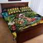 Afro-Bahamian Christmas Quilt Bed Set This Flamingo Needs A Beach Retreat