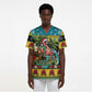 Afro-Bahamian Christmas Scrub Top This Flamingo Needs A Beach Retreat