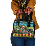 Afro-Bahamian Christmas Shoulder Handbag This Flamingo Needs A Beach Retreat