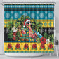 Afro-Bahamian Christmas Shower Curtain This Flamingo Needs A Beach Retreat