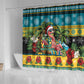 Afro-Bahamian Christmas Shower Curtain This Flamingo Needs A Beach Retreat