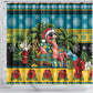 Afro-Bahamian Christmas Shower Curtain This Flamingo Needs A Beach Retreat