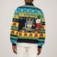 Afro-Bahamian Christmas Sleeve Zip Bomber Jacket This Flamingo Needs A Beach Retreat