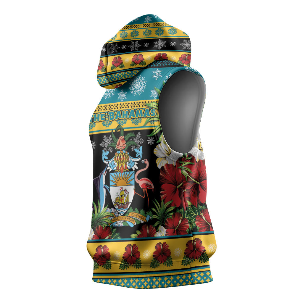 Afro-Bahamian Christmas Sleeveless Hoodie This Flamingo Needs A Beach Retreat