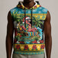 Afro-Bahamian Christmas Sleeveless Hoodie This Flamingo Needs A Beach Retreat