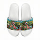 Afro-Bahamian Christmas Slide Sandals This Flamingo Needs A Beach Retreat