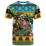 Afro-Bahamian Christmas T shirt This Flamingo Needs A Beach Retreat
